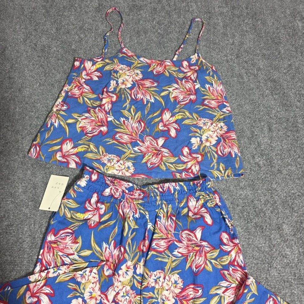 Womens Matching Floral Set Size M